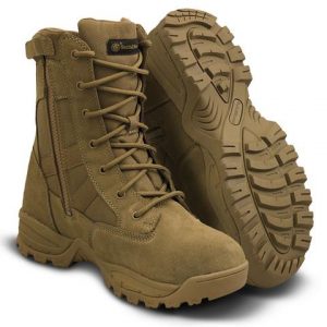 Smith and Wesson Breach 2.0 Waterproof 8" Side Zip Boot Coyote