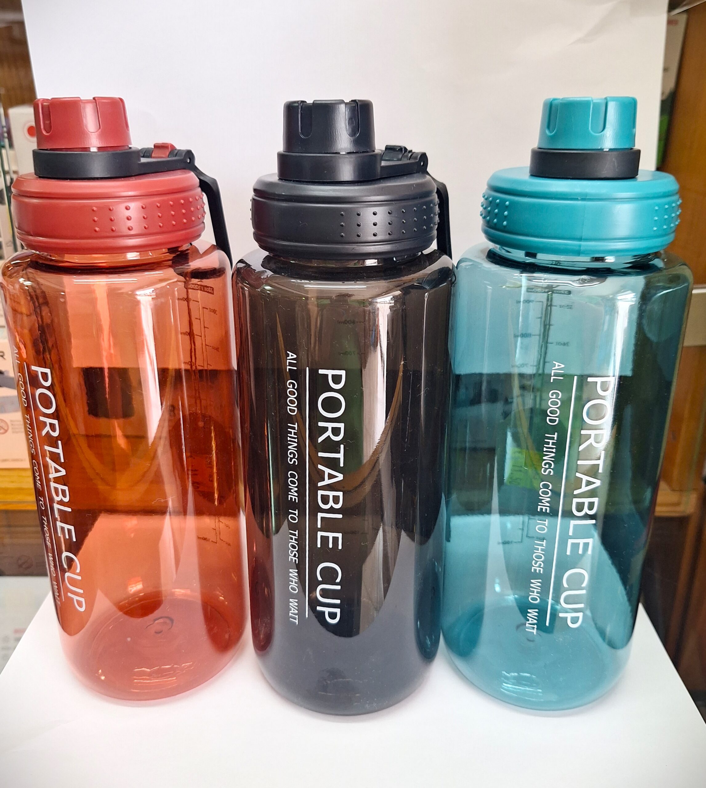 Water Bottle Plastic Sports BPA Free 1000 ml